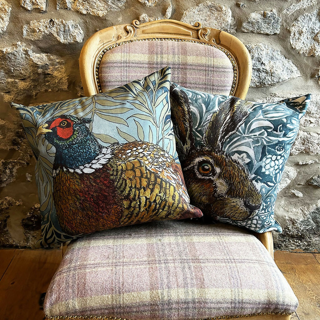 Hare Cushion Cover