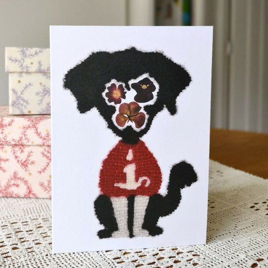 Douglas The Dog Christmas Card