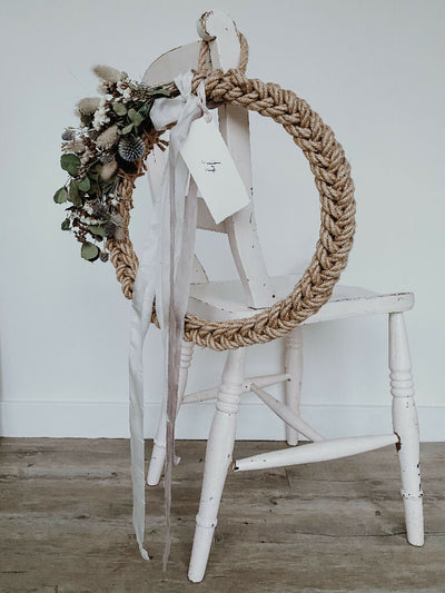 Christmas Styled Rope Wreath