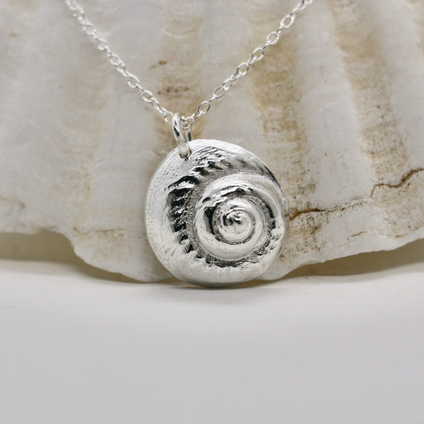 Silver Sea Shell Necklace