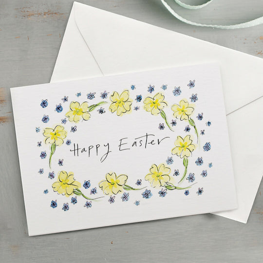 'Primroses & Daisies' Easter Card