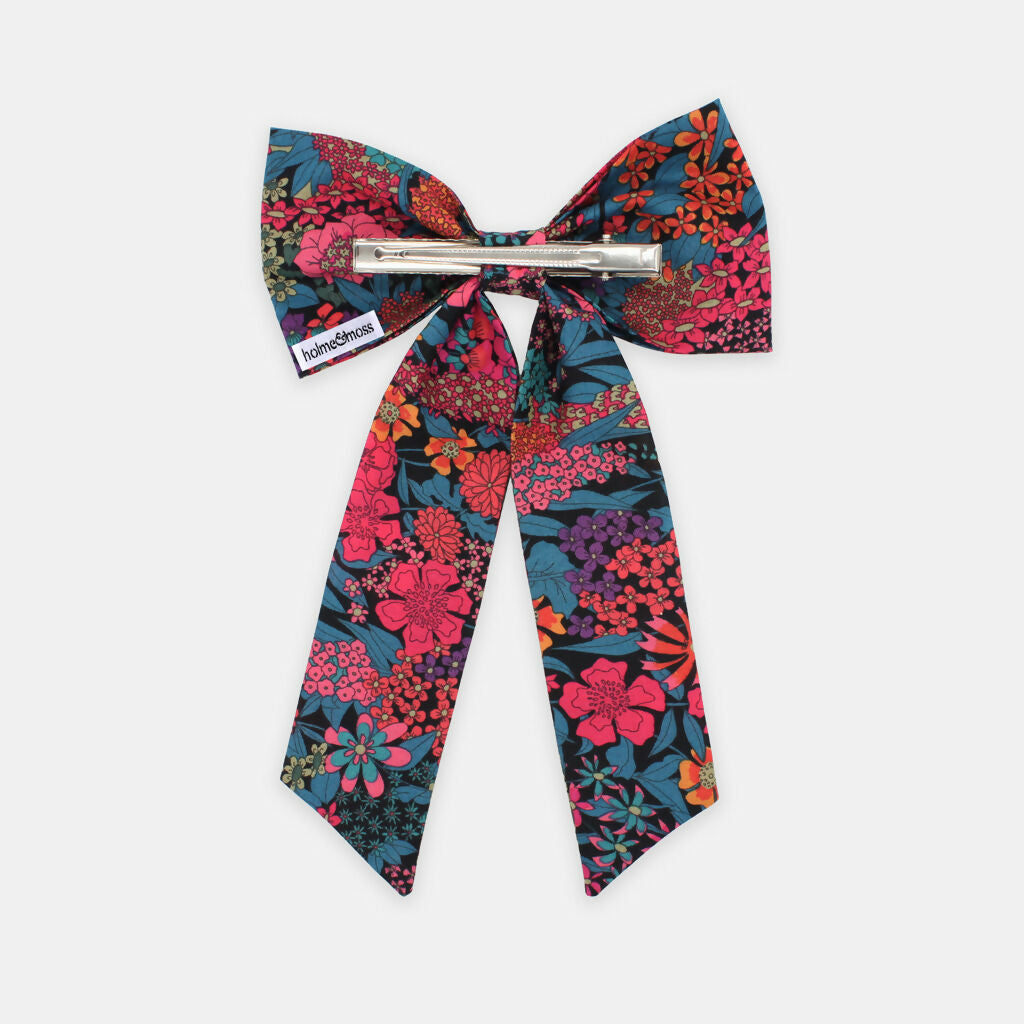 Liberty Bow Hair Clip - Ciara C Print | Country Living Marketplace