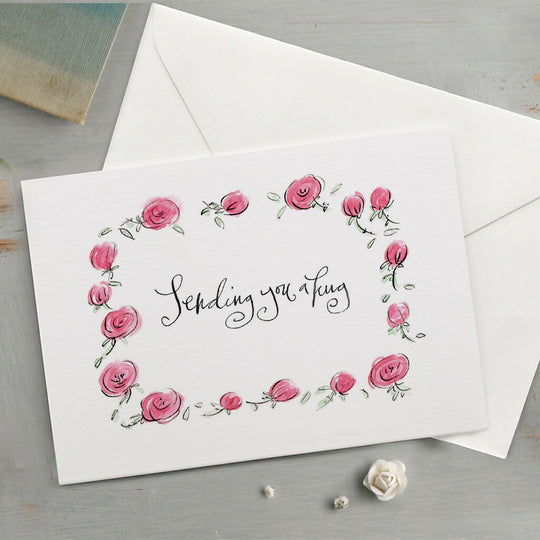 'Sending You A Hug' Greeting Card