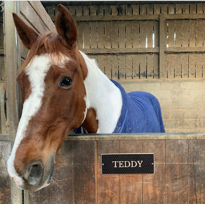 Wooden Engraved Stable Name Plaque