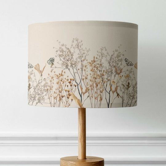 Autumn Wildflower Floral Lampshade