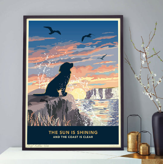 SPANIEL 'COASTAL SUNRISE’ LIMITED EDITION ART PRINT