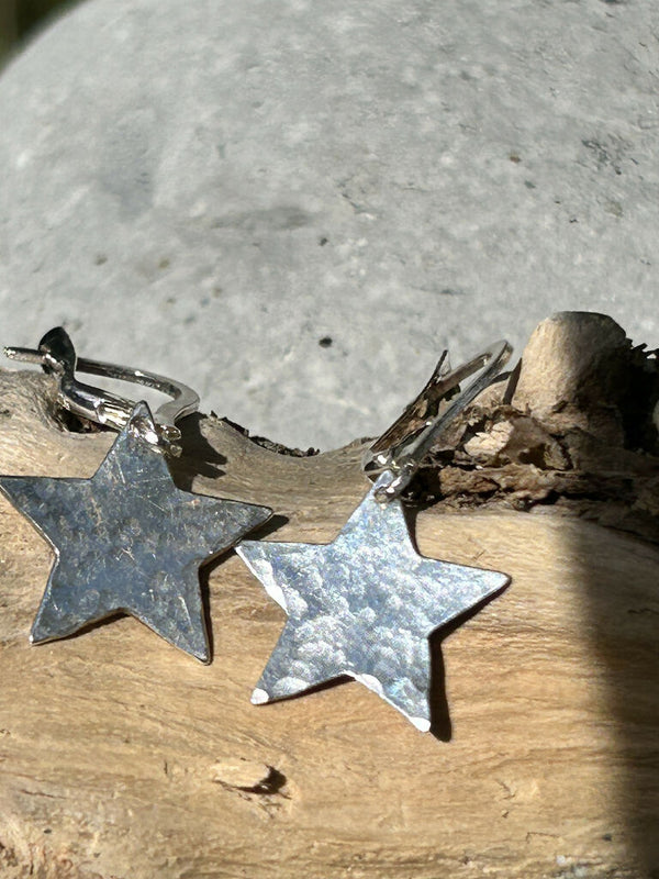 Star silver Earrings