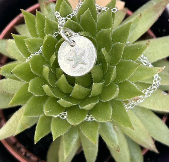 Star silver Necklace