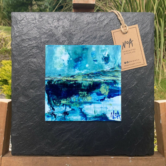 'Reflections' | Slate Framed Scottish Landscape Wall Art