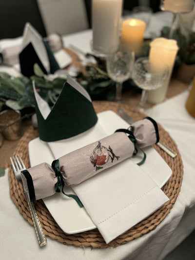 Luxury Velvet Christmas Cracker Hats/Crowns Eco and Reusable - 8 Colours