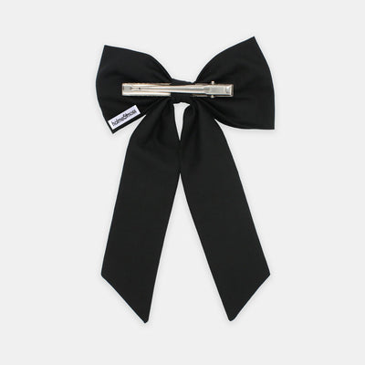 Liberty Bow Hair Clip - Black F Print | Country Living Marketplace