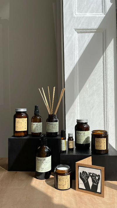 Bouclé Palmarosa, Bergamot & Eucalyptus Rattan Reed Diffuser Rattan Reed Diffuser