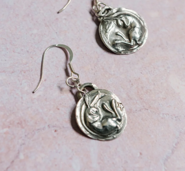 SLEEPING HARE EARRINGS