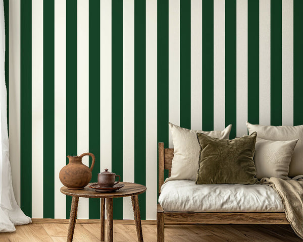 Forest Stripe Wallpaper