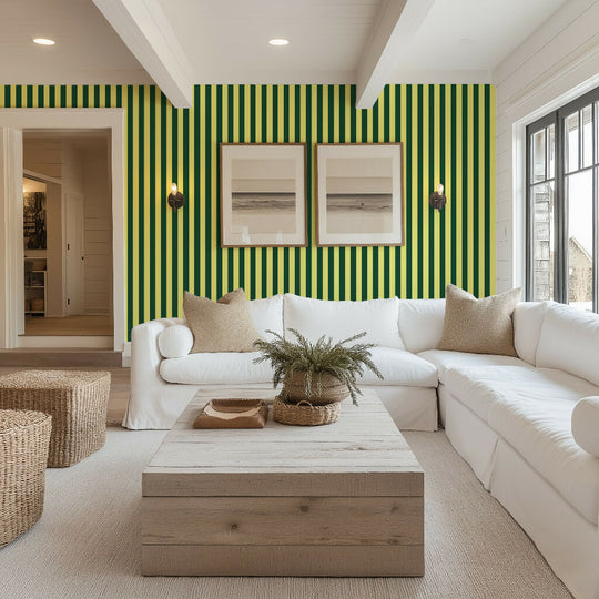 Wimbledon Stripe Wallpaper