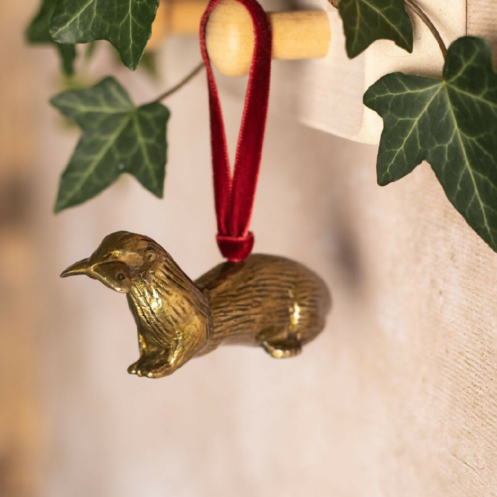 Otto - Otter Christmas Tree Hanging Decoration