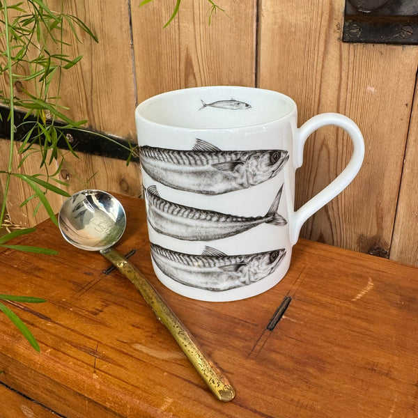 Fine Bone China Mackerel Mug