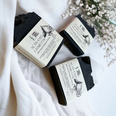 Soap Bar with Activated Charcoal Small and Large Size