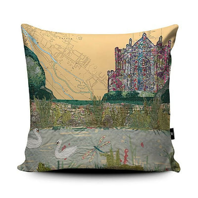 Exeter Cathedral Devon Faux Suede Cushion