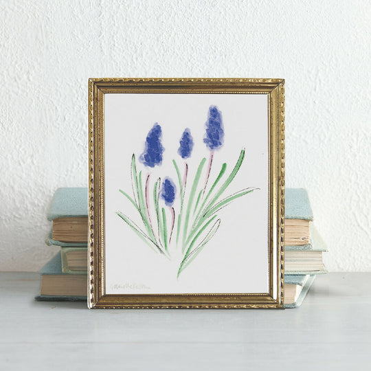 'Muscari' Framed Original Art