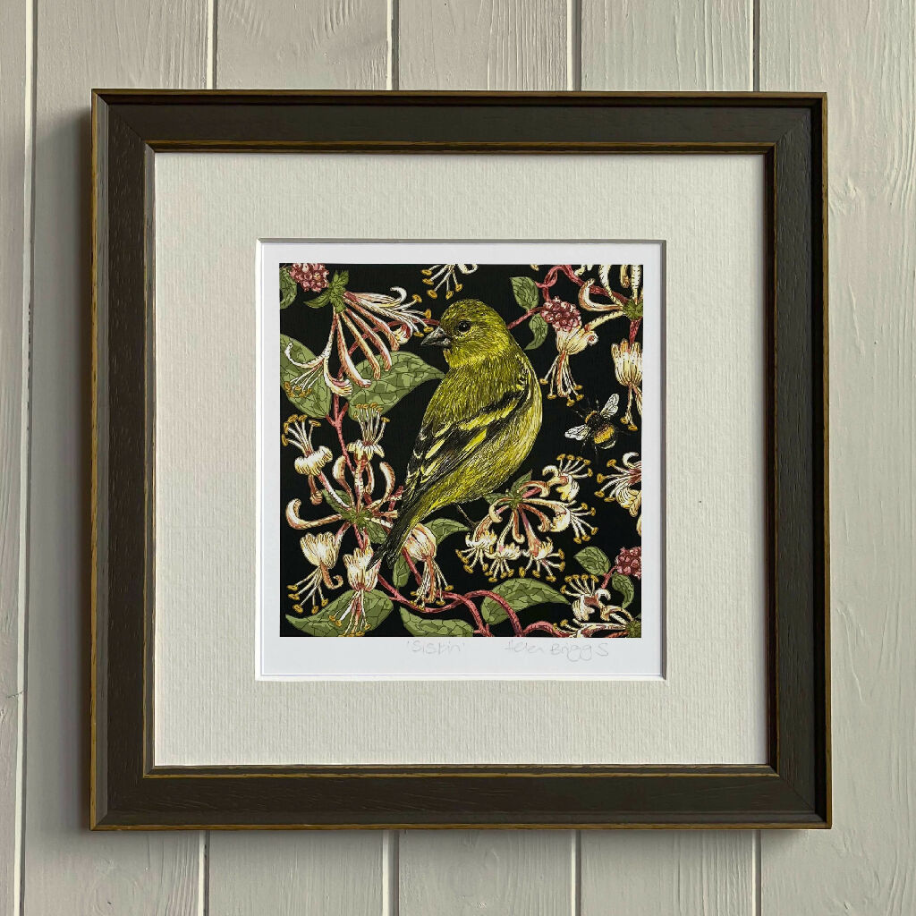 Siskin - Signed and Mounted Giclée Art Print