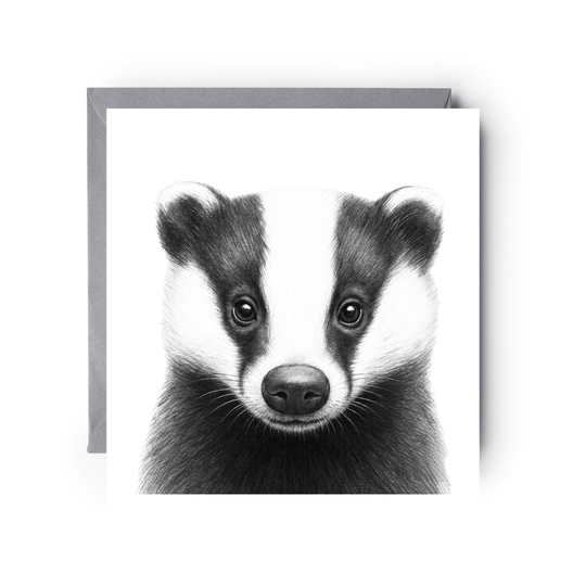 Badger Greeting Card