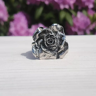 The Garden Rose | Fine and Sterling Silver Ring