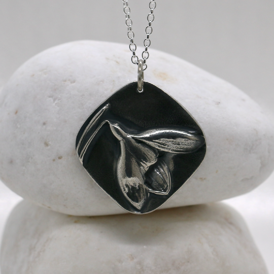 Silver Snowdrop Pendant