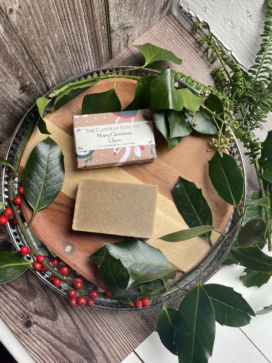 Clove Merry Christmas Handmade Soap
