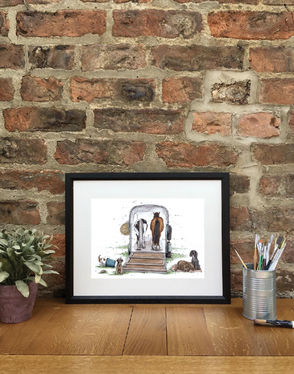 Team On Tour | Signed Limited Edition Print A4 size