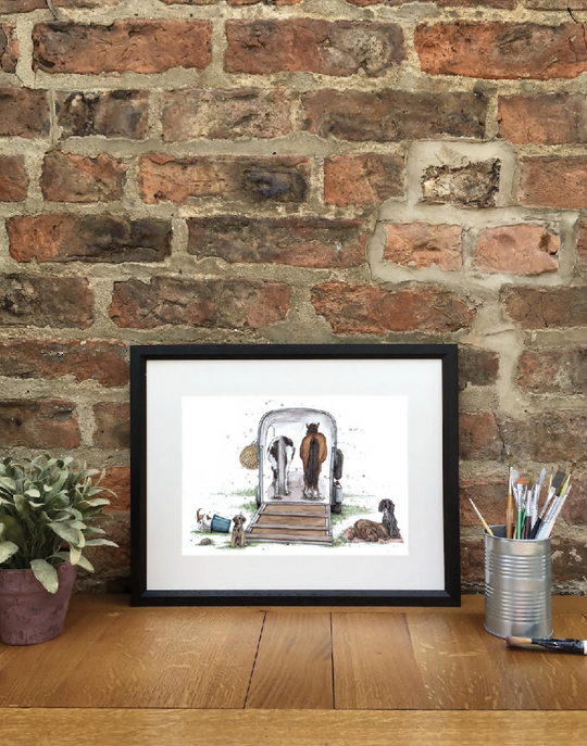 Team On Tour | Signed Limited Edition Print A4 size