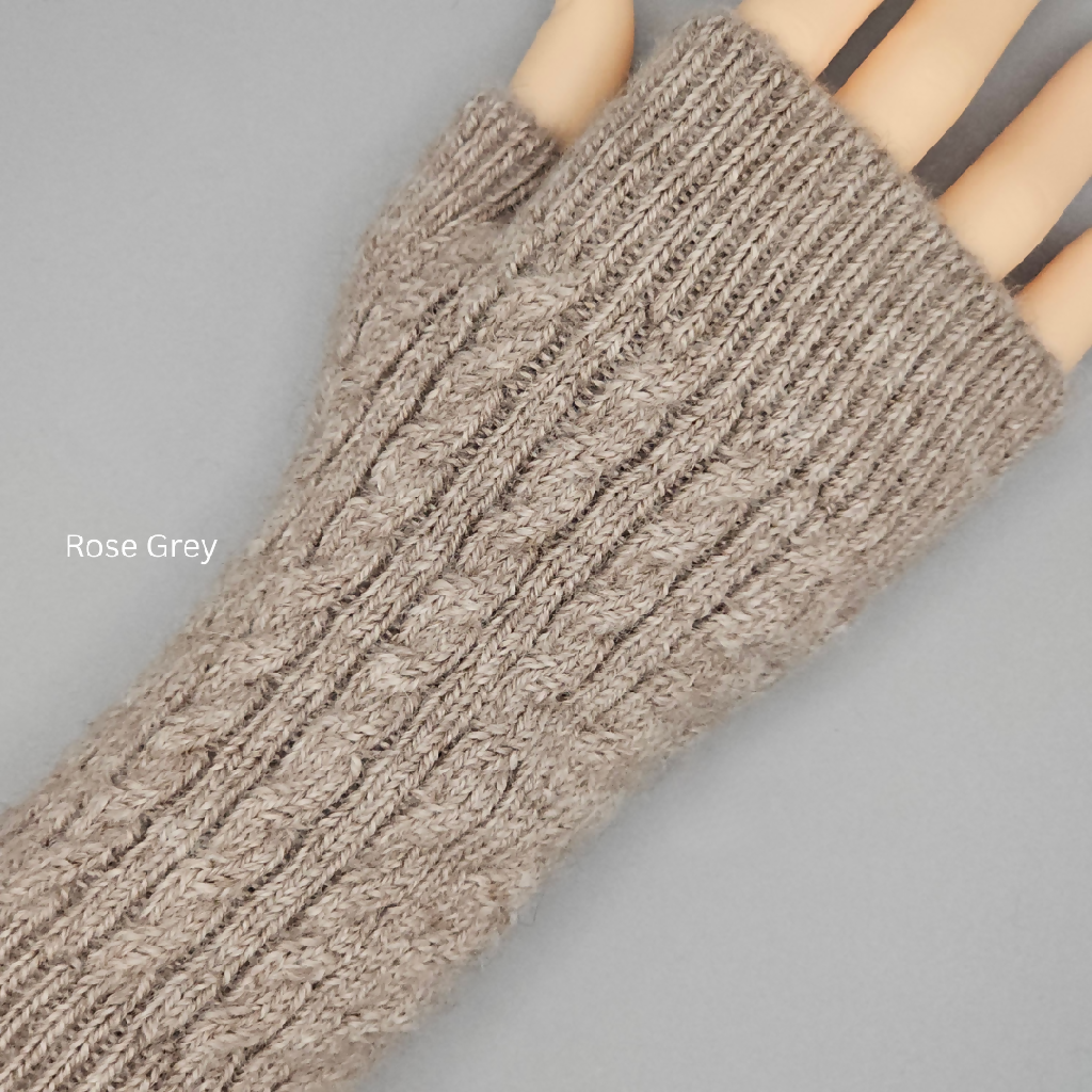 Alpaca Wrist Warmers - No Dye's, Multiple colours