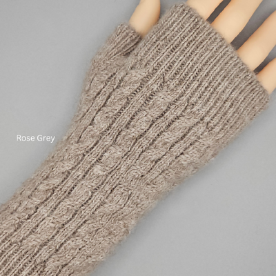 Alpaca Wrist Warmers - No Dye's, Multiple colours