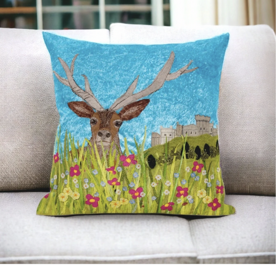 Red Deer Luxury Cushion