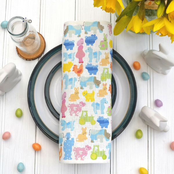easter farmyard set up7