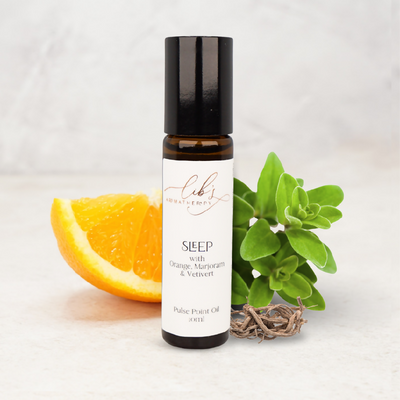 A rollerball for sleep with orange and marjoram