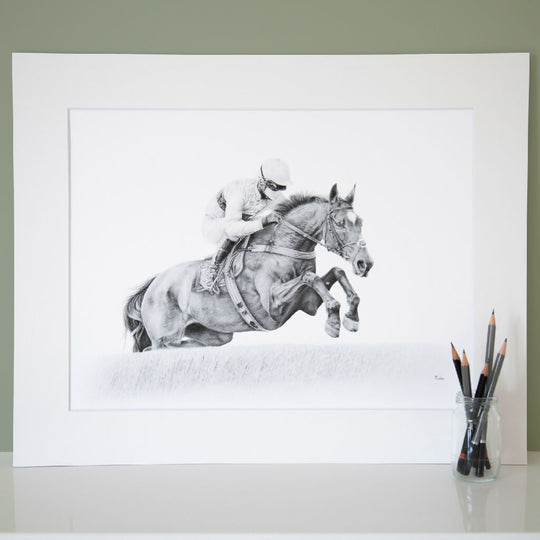 As One| Signed limited edition print| Monochrome graphite pencil