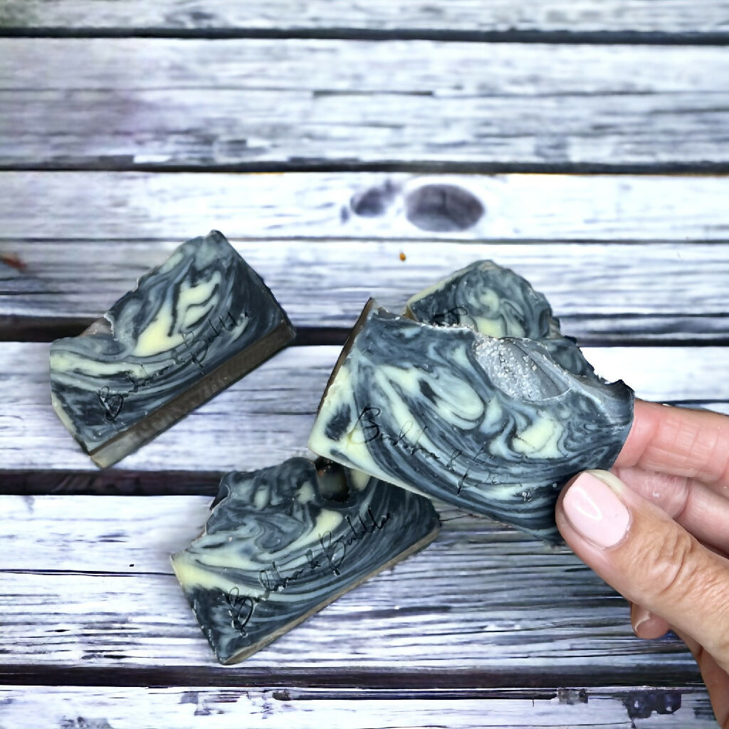 Soap Bar with Activated Charcoal Small and Large Size