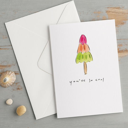 'You're So Cool' Funny Rocket Ice Lolly Card