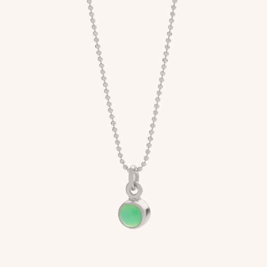 Gem Dot Birthstone Necklace May