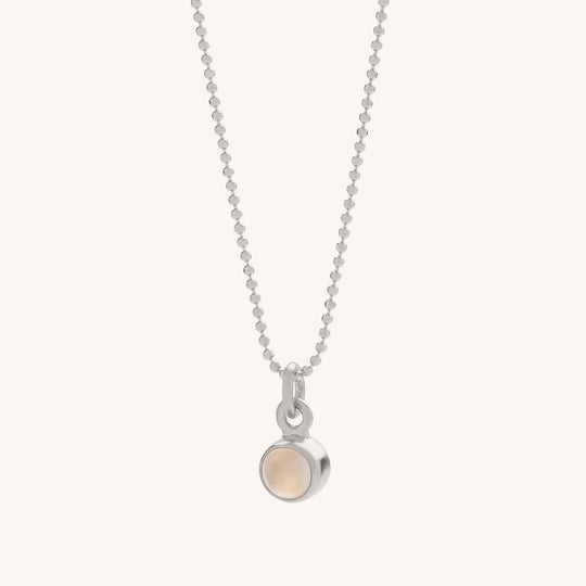 Gem Dot Birthstone Necklace June