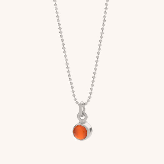 Gem Dot Birthstone Necklace July