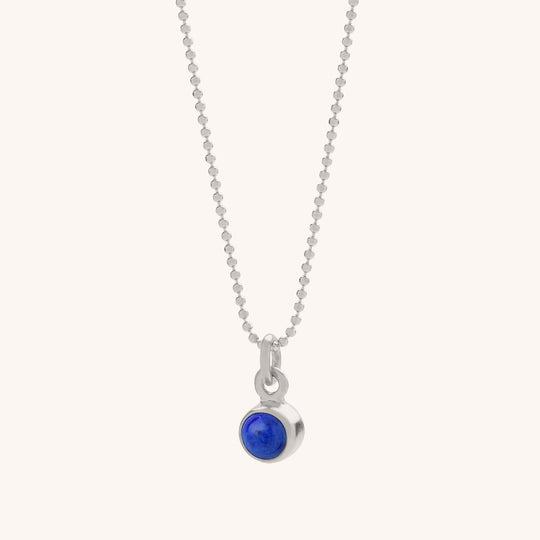 Gem Dot Birthstone Necklace September