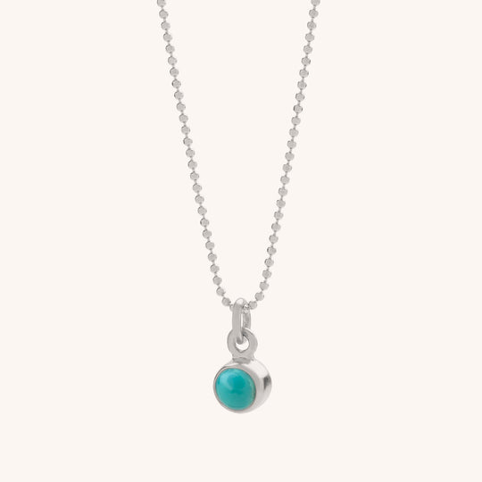 Gem Dot Birthstone Necklace December