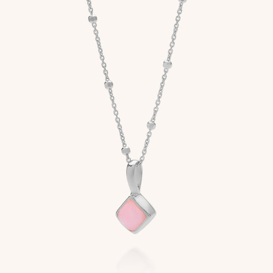 Diamond Birthstone Necklace October