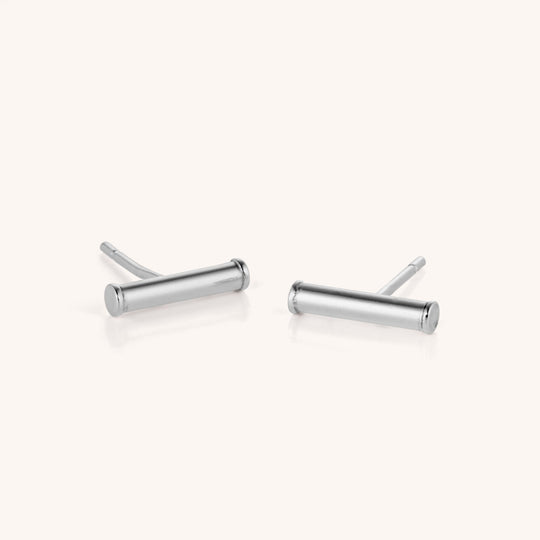 Bar Stud Earrings