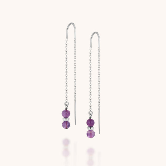 February Fall Earrings Birthstone February