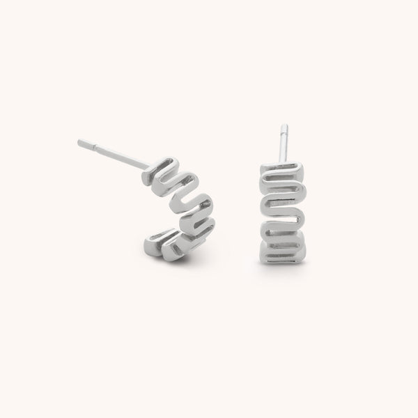 Wiggle Hoop Earrings