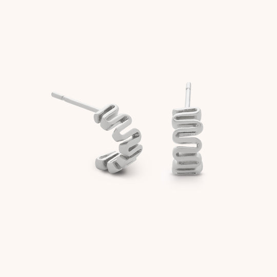 Wiggle Hoop Earrings