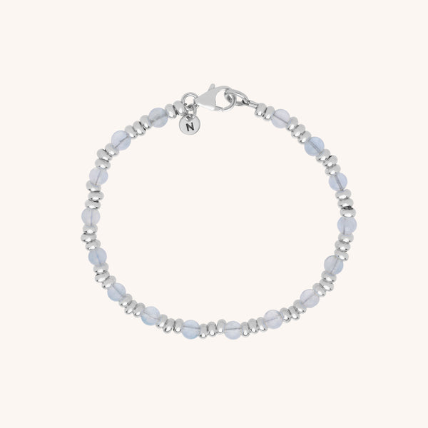 Aquamarine Gem Birthstone Bracelet March